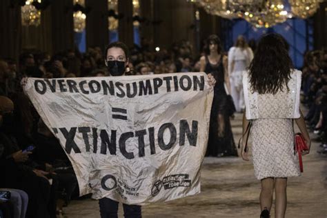 louis vuitton show protests|Louis Vuitton climate activist.